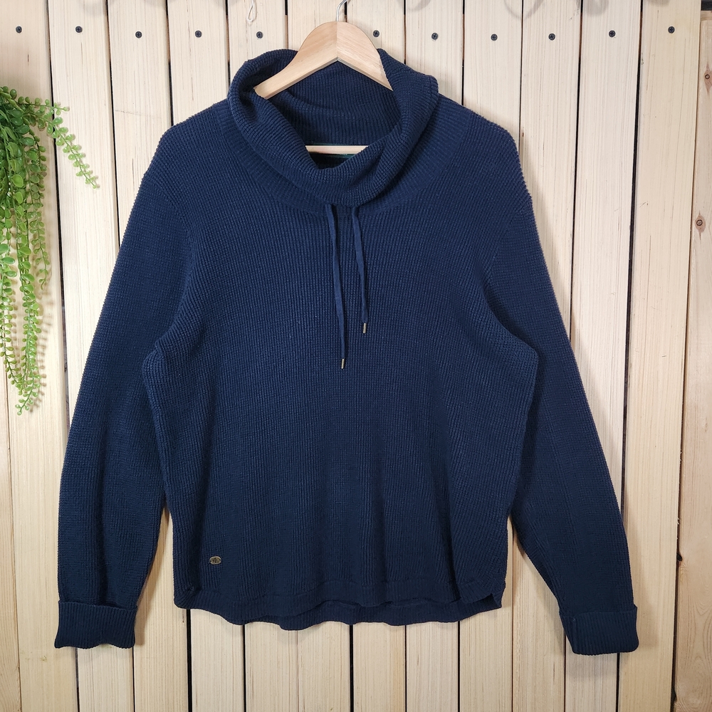 Lauren Ralph Lauren Sweater Navy Cowl Neck Sweater